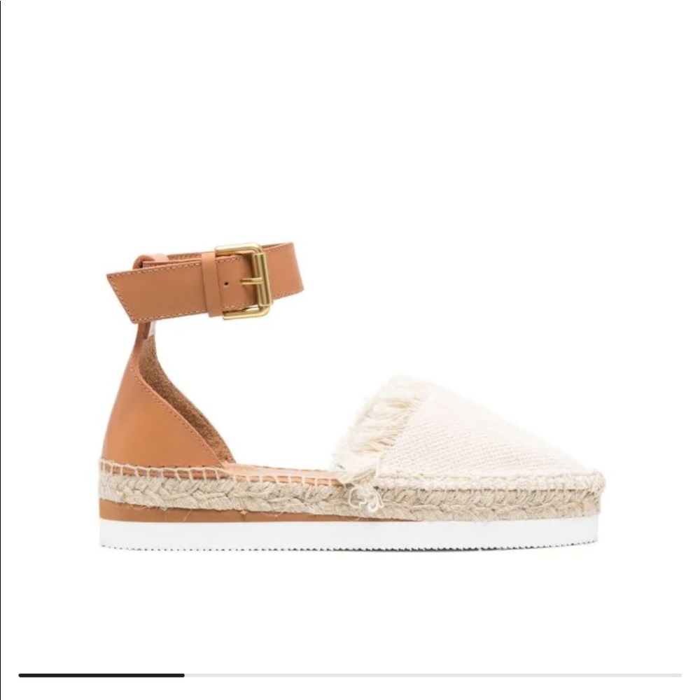 See by Chloé two tone leather espadrilles—excellent condition!
